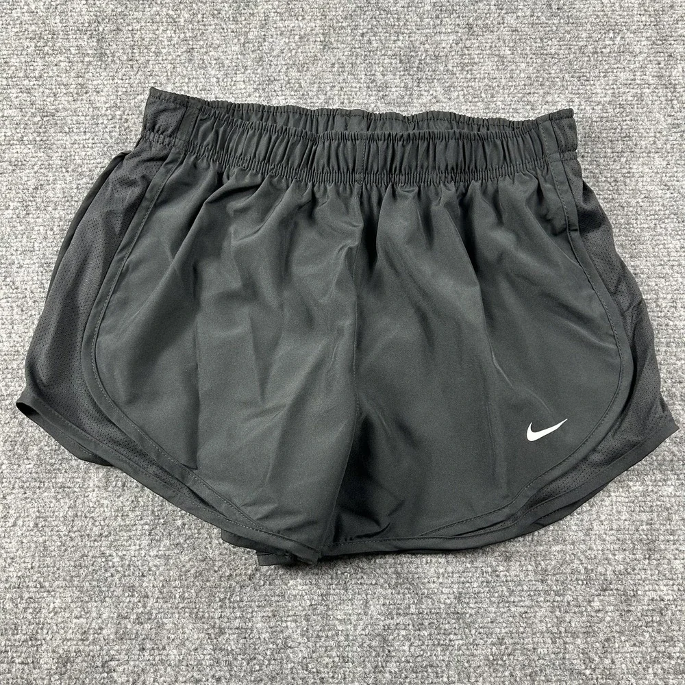 Nike Dri-FIT Tempo‎ Shorts Womens Small Black Running 3 Inseam Lined 831558-014